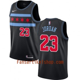 Chicago Bulls Trikot Michael Jordan 23 2018-19 Nike City Edition Schwarz Swingman - Herren